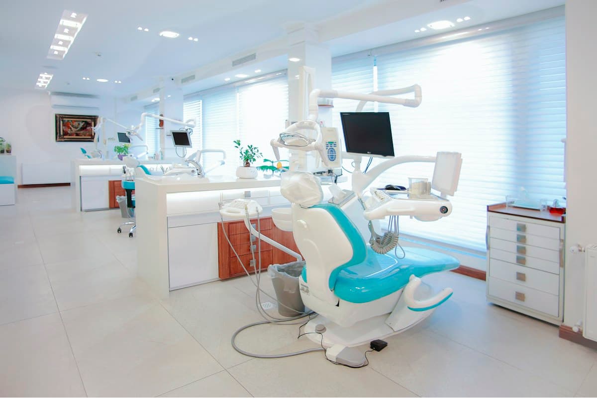 Dental equipment prepared for an oral examination